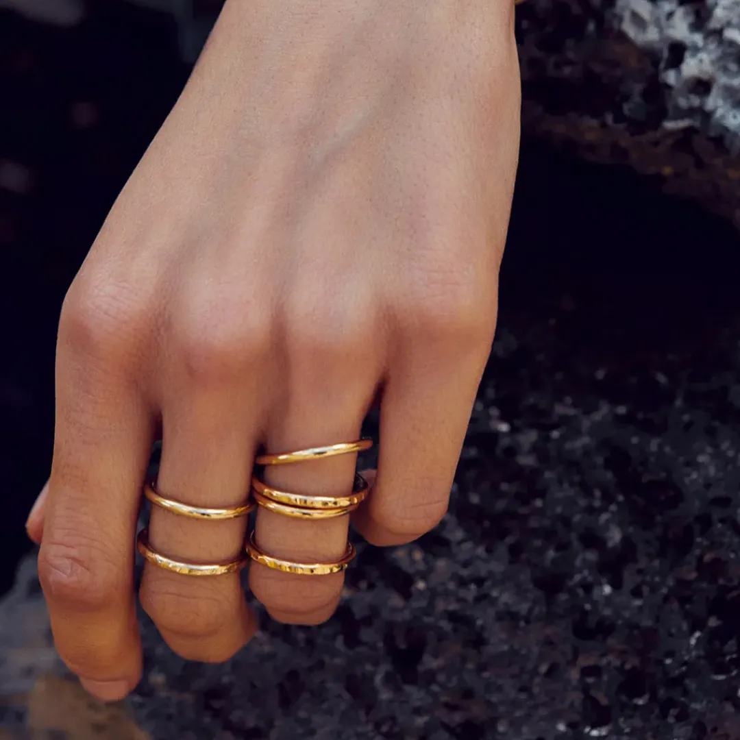 BDM Studio Large|Double^bague asymétrique eve