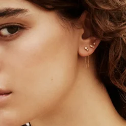 BDM Studio Pendantes|Dessous D'oreilles^Boucles d'oreilles chaînes Amants