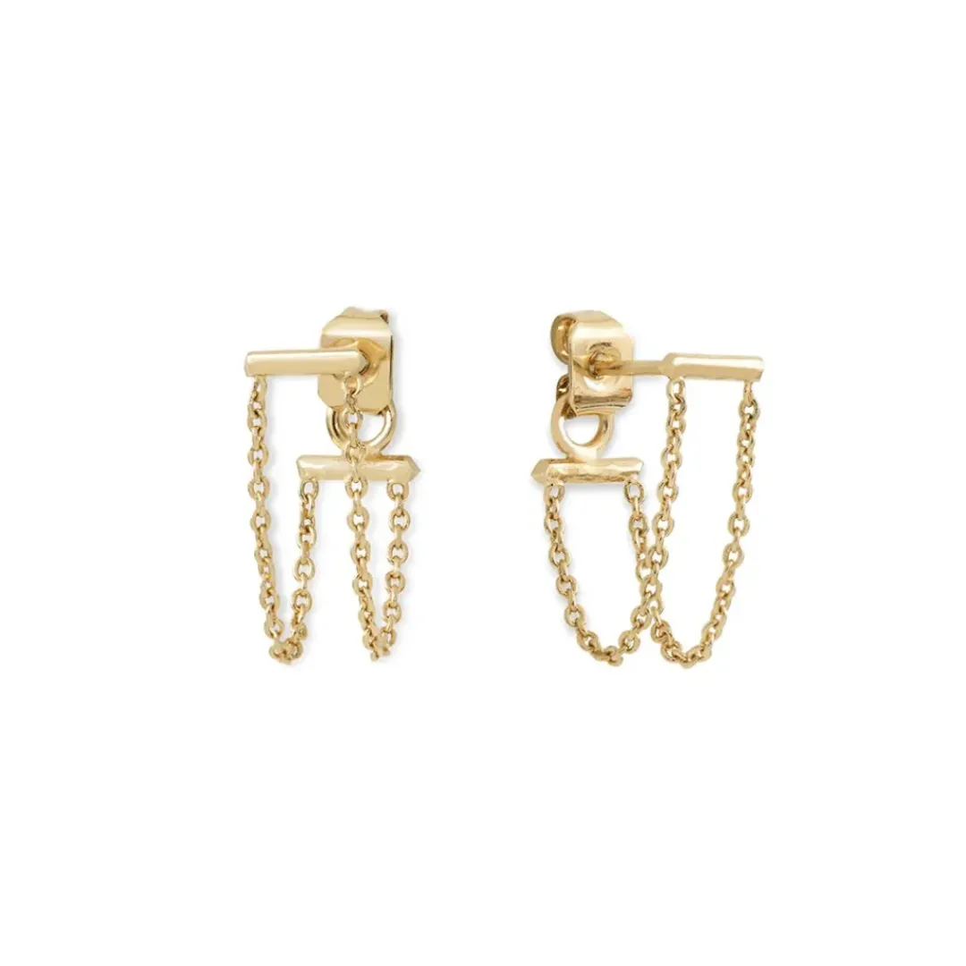 BDM Studio Pendantes|Dessous D'oreilles^boucles d’oreilles chaînes promesse
