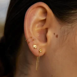 BDM Studio Chaînes^Boucles d'oreilles chaînes Amoureuse