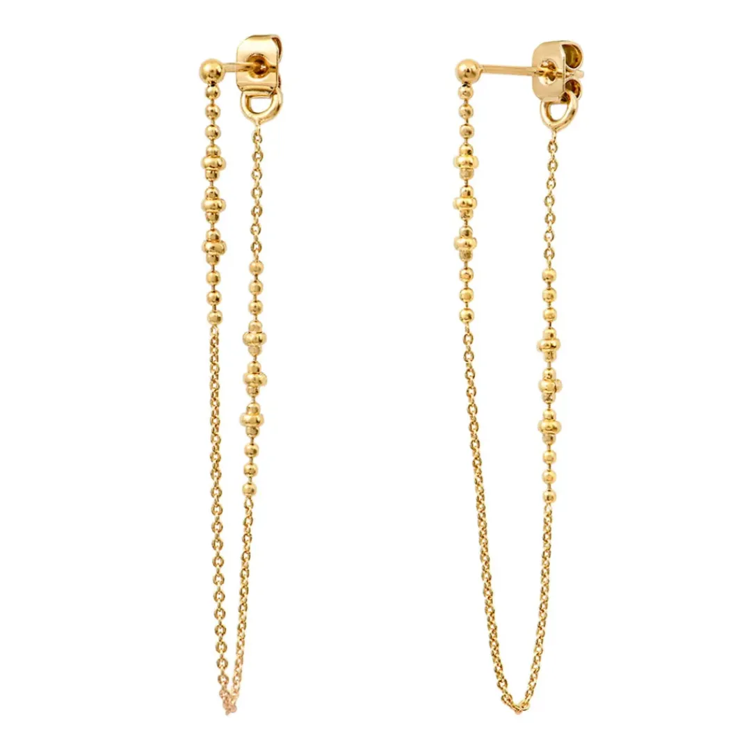 BDM Studio Pendantes|Dessous D'oreilles^boucles d’oreilles chaînes Océane