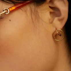 BDM Studio Créoles|Puces^boucles d'oreilles puces Alma