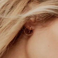 BDM Studio Créoles|Puces^boucles d'oreilles puces Alma