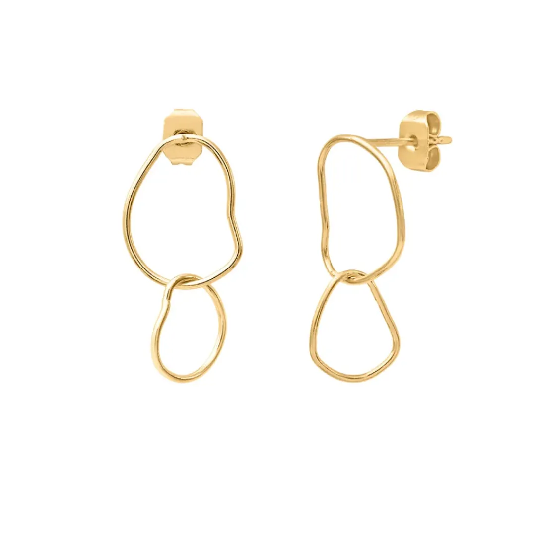 BDM Studio Pendantes|Puces^Boucles d'oreilles puces doubles Capucine