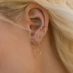 BDM Studio Pendantes|Puces^Boucles d'oreilles puces doubles Capucine