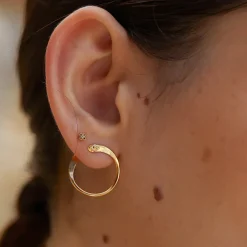BDM Studio Créoles|Puces^Boucles d’oreilles puces Paula