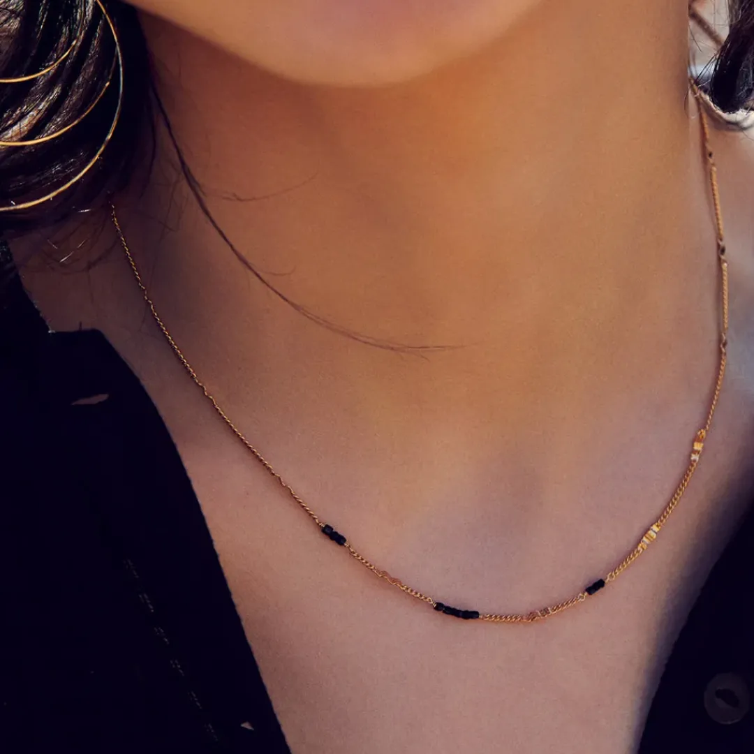BDM Studio Court^collier perles Lena