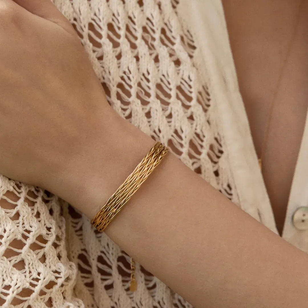 BDM Studio Manchette|Bracelet^Grand jonc Rose