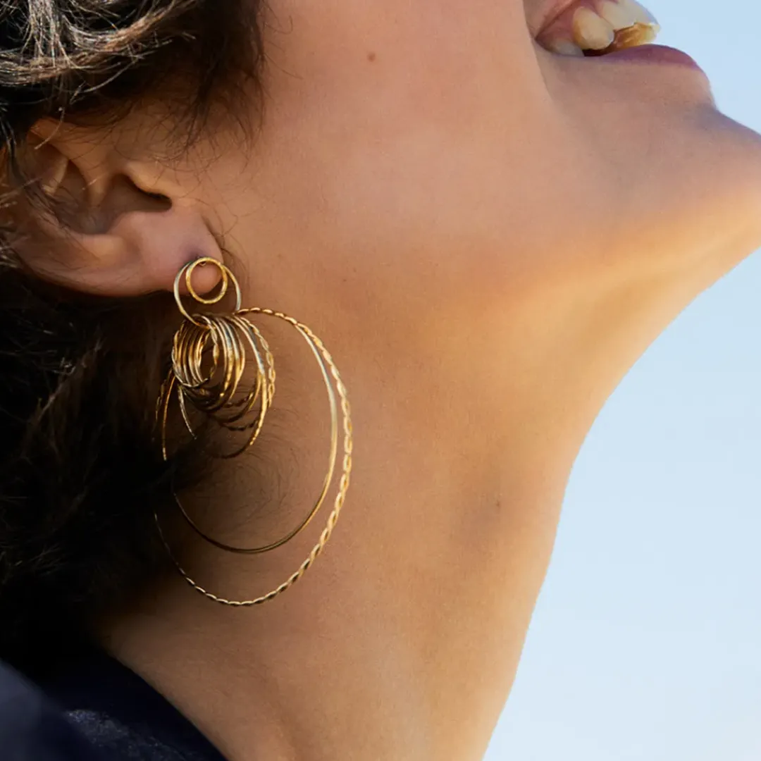 BDM Studio Créoles^Grandes boucles d'oreilles Arizona