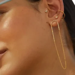 BDM Studio Chaînes^Grandes boucles d'oreilles Colette