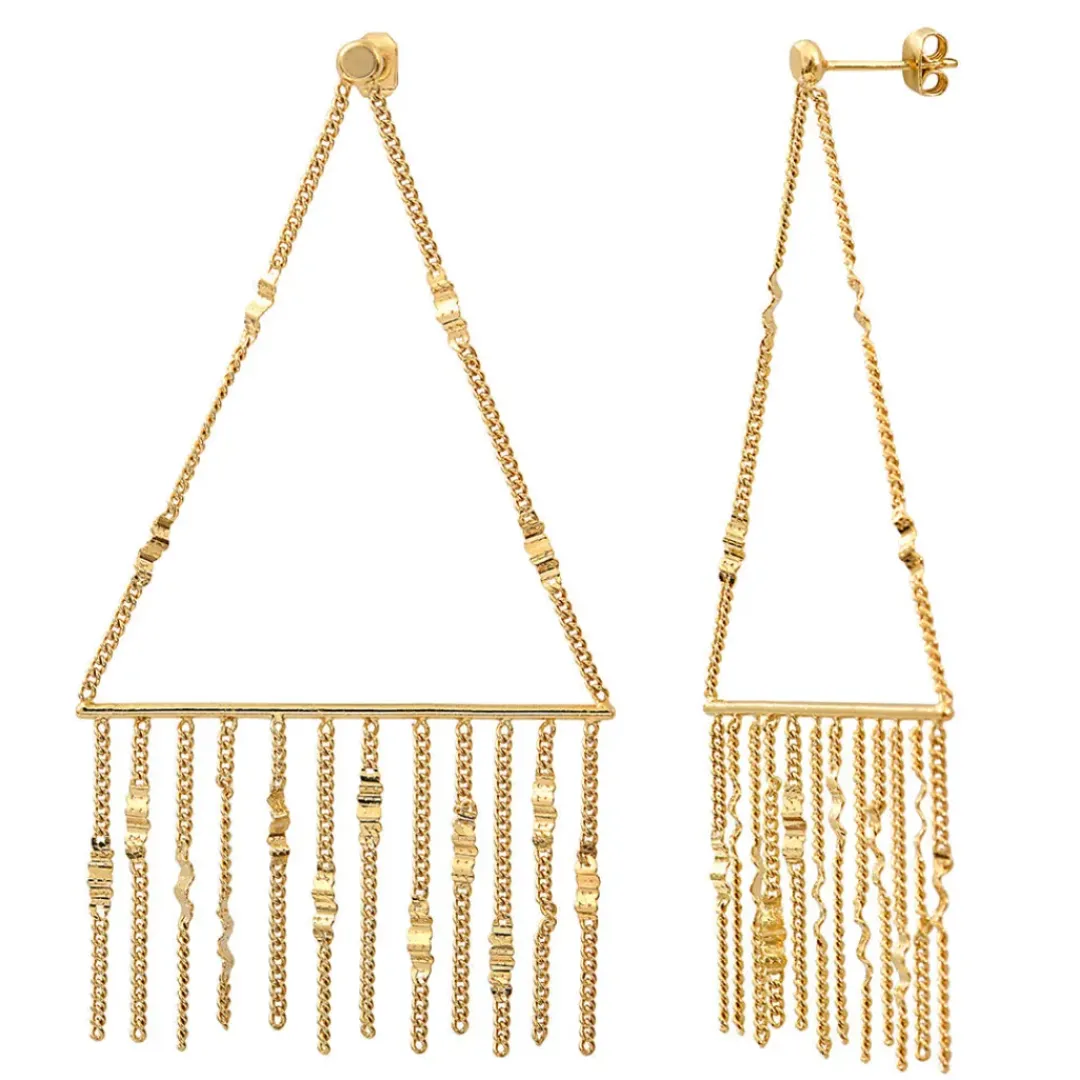 BDM Studio Pendantes|Chaînes^grandes boucles d'oreilles Lena