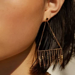 BDM Studio Pendantes|Chaînes^grandes boucles d'oreilles Lena