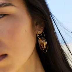 BDM Studio Créoles^Moyennes boucles d'oreilles Arizona