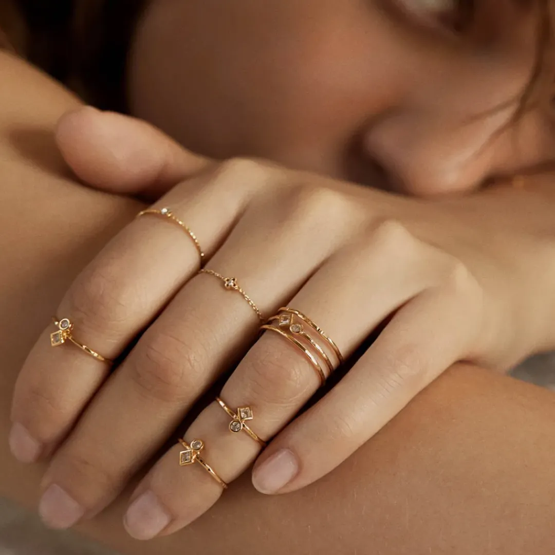 BDM Studio Fine|Simple^Petite bague ajustable Idylle